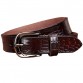 Genuine Leather Designer Crocodile Print Belt - 32363985541