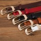 Genuine Leather Pin Buckle Belt 