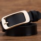 Genuine Leather Pin Buckle Belt - 32699382909