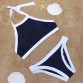 Sexy Sports Halter Bikini Swimwear - 32637483914