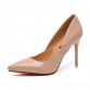 Elegant Thin Pointed Toe Leather Pumps - 32733182541