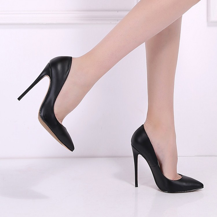 Sexy Elegant Leather High Heel PumpsShoes