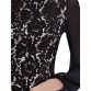 Long Sleeve Black Summer Dress - 32605126688