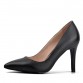 Chic Suede Genuine Leather Pointed Toe Pumps - 32703931447