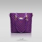 Beautiful Diamond Lattice Oxford Shoulder Bags   Tote Bag Handbag+Crossbody Bag+Wallet+Purse 6 sets - 32607281875