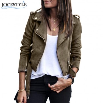 Faux Leather Suede Jackets