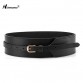 Genuine Leather Pin Buckle Wide Belt