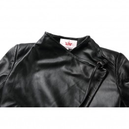 Ladies Fashion 100% Real Sheepskin Black Pink Soft Thin Female Genuine Leather Jacket 