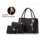 Leather Brand Design Handbags  Handbag+MessengerBag+Purse 3 sets