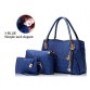 Leather Brand Design Handbags  Handbag+MessengerBag+Purse 3 sets
