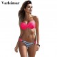 Stylish Colorful Push Up Bikini - 32784936254