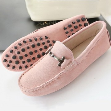 Casual Leather Flats - 32359259514
