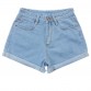 Fashionable Retro High Waist Denim Shorts - 32369891169