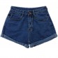 Fashionable Retro High Waist Denim Shorts - 32369891169