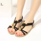 Fashionable Beaded Flat Sandals - 32791374715