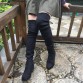 Chic Stretch Suede Over The Knee Boots - 32756395944