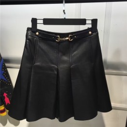 Genuine Sheep Leather Skirt